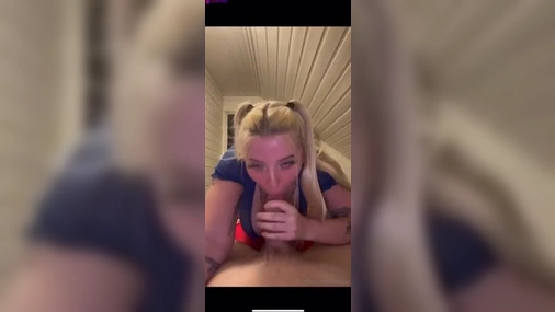 Norwegian Babe Vikkzy Hot Blowjob Sex x Creampied Pussy