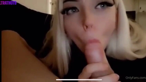 Norwegian Babe Vikkzy Sucks Big Cock