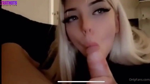 Norwegian Babe Vikkzy Sucks Big Cock
