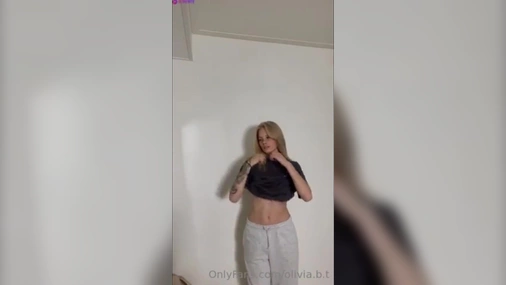 Swedish Babe Olivia B.T Hot Boob Play