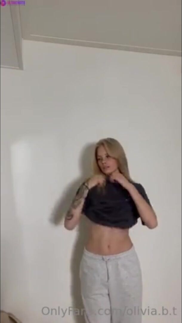 Swedish Babe Olivia B.T Hot Boob Play
