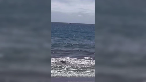 christina legreid walking naked in beach