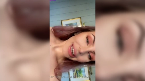 Norwegian Babe Siv Nerdal Touching Her Tight Sexy Body