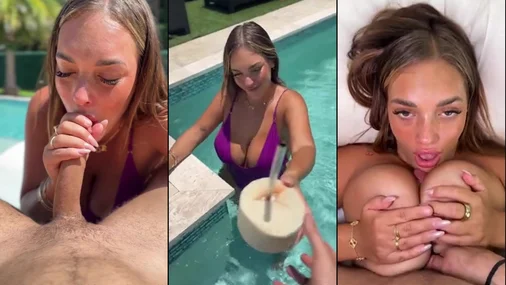 Alanna Pow Freches Sextape am Pool