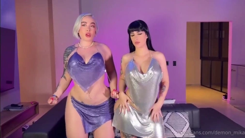 demon mika lesbian sextape