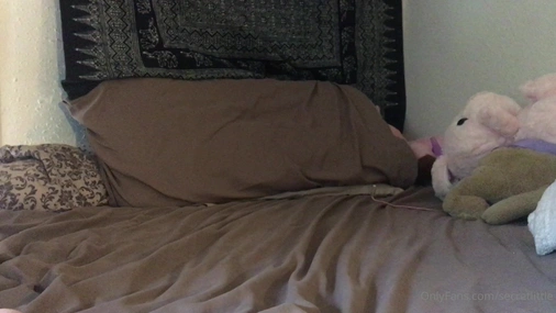 Secretlittle Masturbating And Playing with Dildo