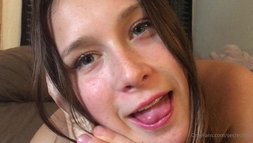 Secretlittle Masturbating And Playing with Dildo