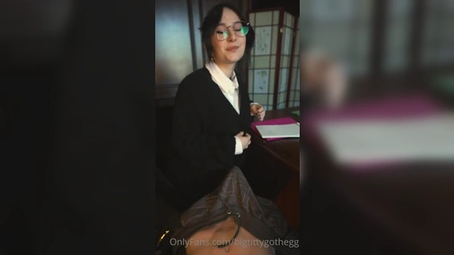 BigTittyGothEgg - Nerdy Gryffindor Slut Giving Blowjob