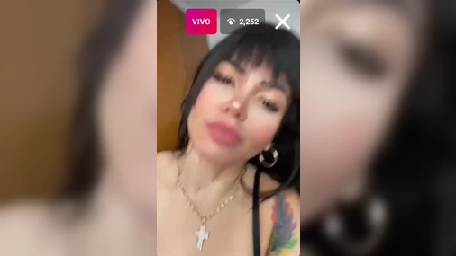 Andreina Fonseca Playing with Vibrator on Livestream