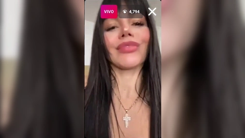 Andreina Fonseca Playing with Vibrator on Livestream
