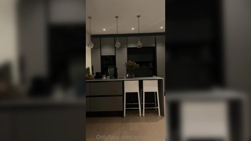 Hot Norwegian Blonde Orgasm in Kitchen