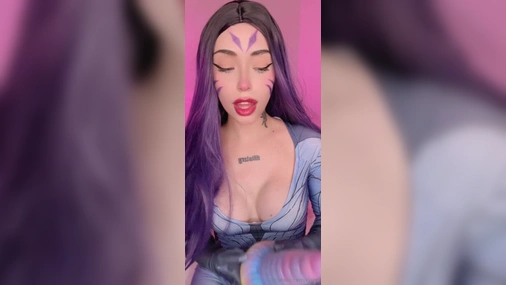 Kyure Dildo Blowjob In Costume