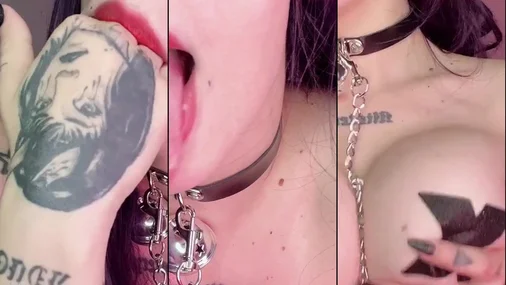 Kyure Neckereien im Halsband