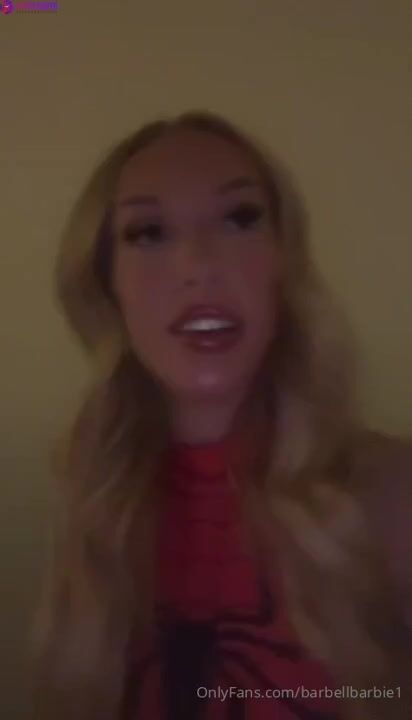 Barbellbarbie spider man cosplay dildo fuck
