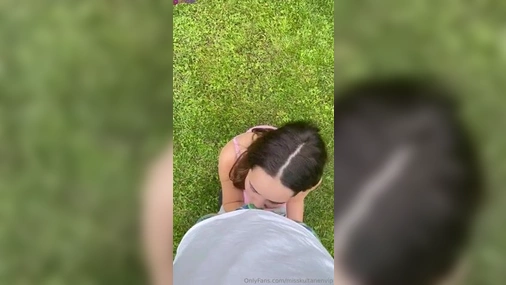Finnish Babe Misskultanen Hot Handjob x Blowjob Outside