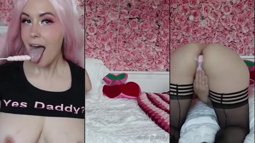 Meg Turney Cat-Girl-Cosplay mit großem Creampie