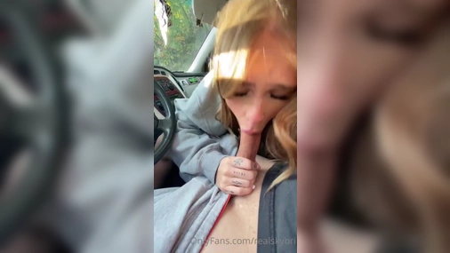 Sky Bri car fuck