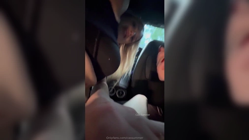 Blonde Slut Csblondebombshell Gets Pounded Inside Car