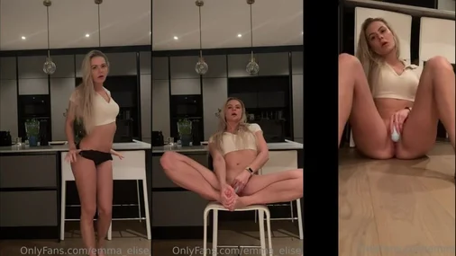 Norwegian Babe Emma Elise Horny Vibrator Pussy Masturbation