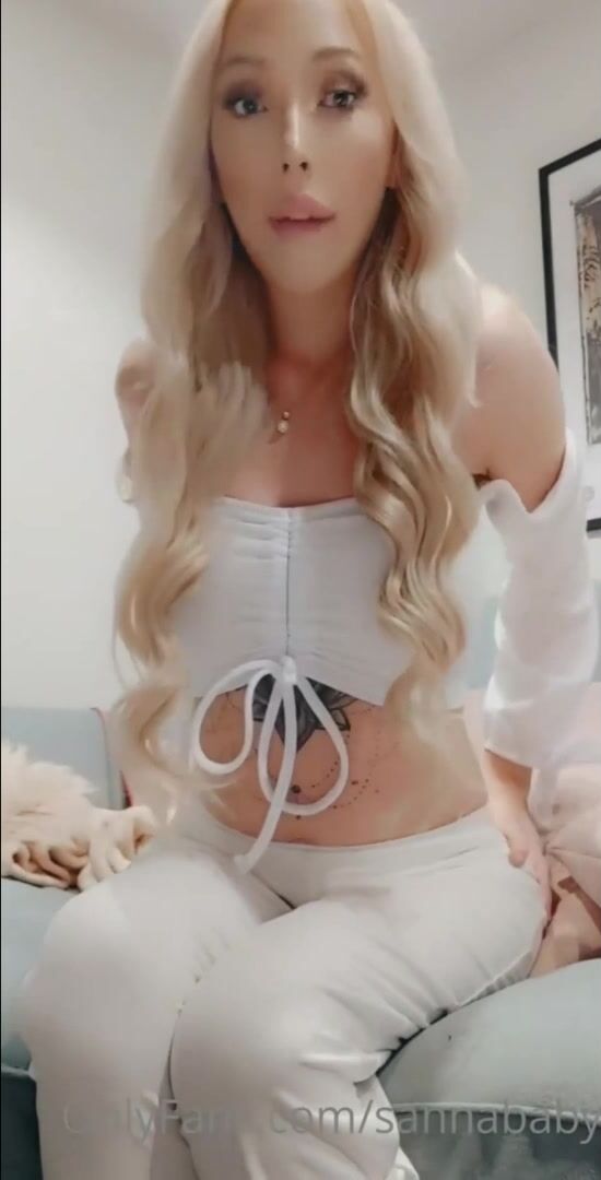 Swedish Babe Sanna Striptease x Fisting Her Tight Pussy