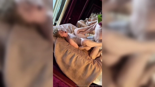 Amygingerheart good sea at home with belly cumshot