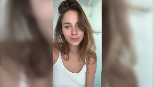 Anna Malygon Teasing In See Through Clothing
