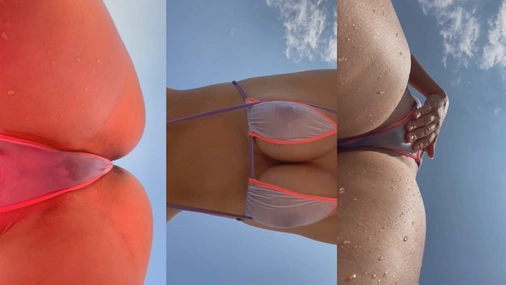 Christina Khalil  Bikini Teasing in Pool