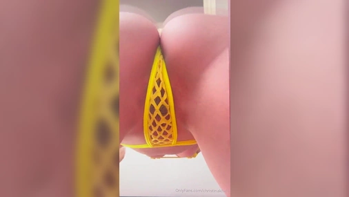 Christina Khalil Showing Pussy Clit In Close Up View