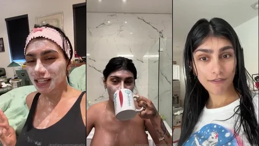 Mia Khalifa Langer Morgen-Livestream