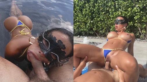 Canadian Milf Miss Lexa Poolside Sextape