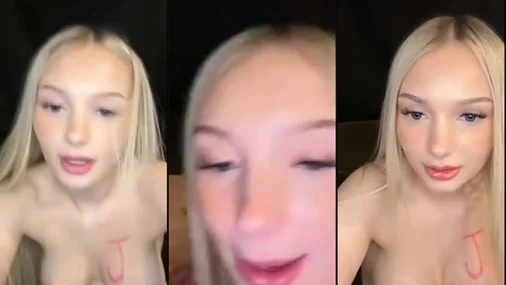 Kinkykatiee 18-jähriges Mädchen fickt im Livestream