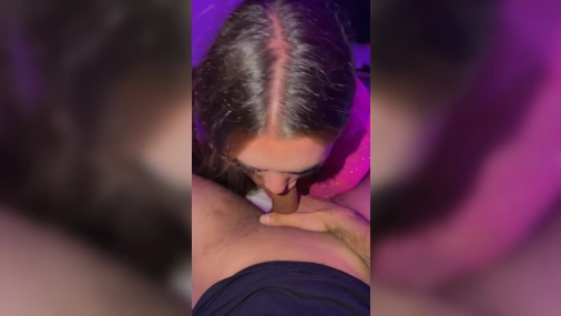 German Bimbo Juuuicyml Giving Blowjob
