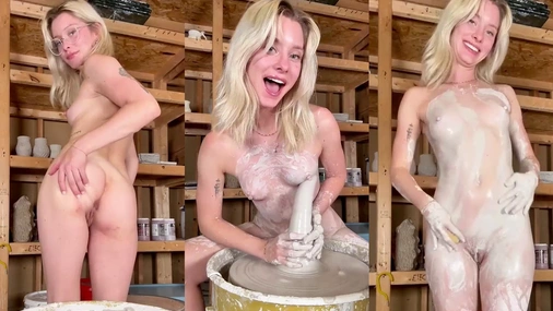Pottery Class And Messy Play With Blonde HavenTunin