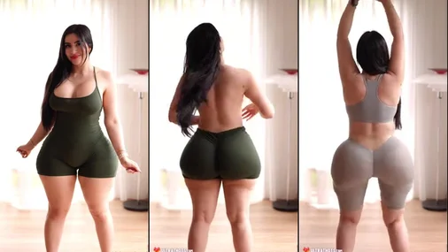 Ameliasocurvy Shakes Her Huge Jiggly Ass In Shorts Compilation