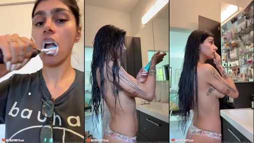 Mia Khalifa 32 Minuten langer, neckischer PPV-Livestream
