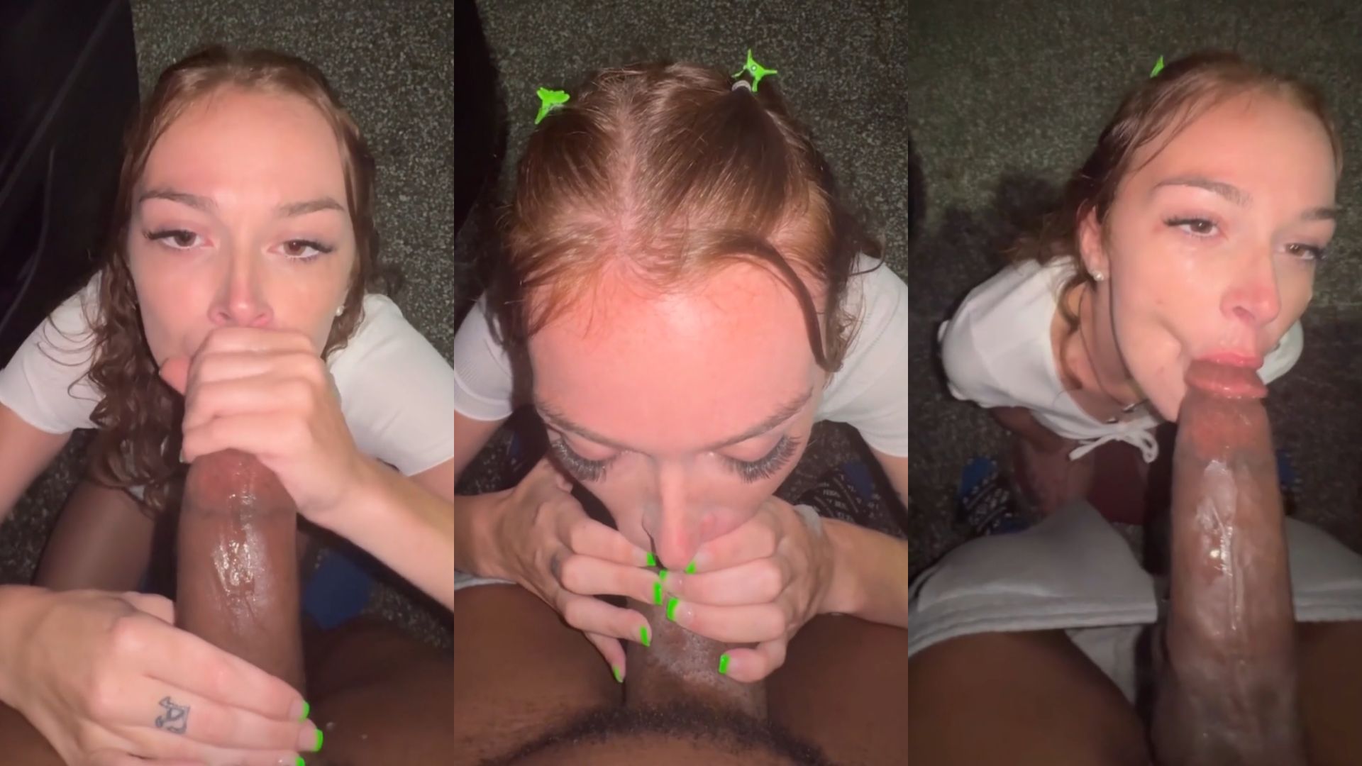 TheReallMissVee Amateur Sloppy BBC Blowjob POV