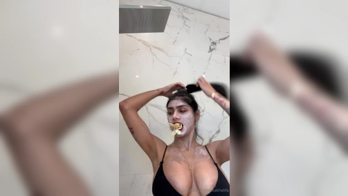 Mia Khalifa Nude Showering PPV