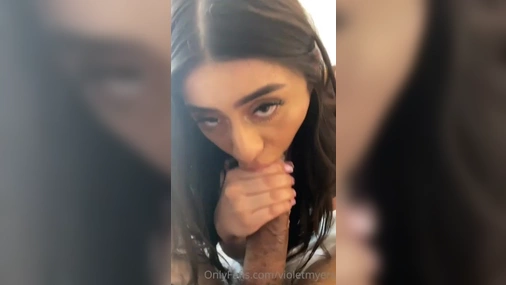 Violetmyers Close Up Oral Tease OnlyFans Video Leaked