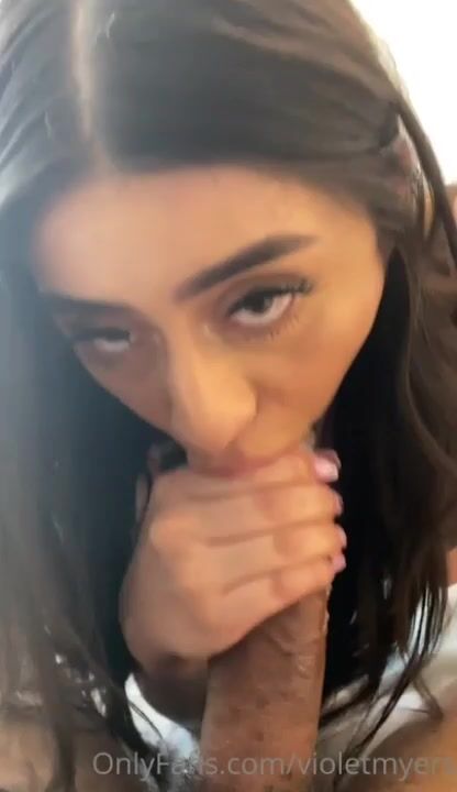 Violetmyers Close Up Oral Tease OnlyFans Video Leaked