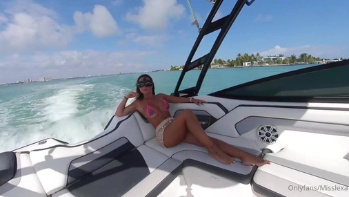 Naughty Milf Miss Lexa Gets Fucked By 2 Guys On Boat