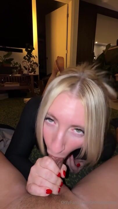 BlondeAdobo - Reverse Cowgirl on Fan’s Cock