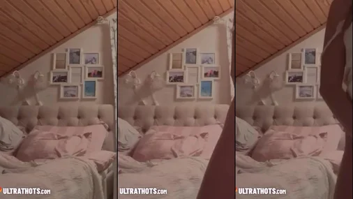 Felicia Glans Plays With Pussy In Bedroom