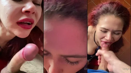 Redhead La Rossa Bea Blowjob With Cumshot POV