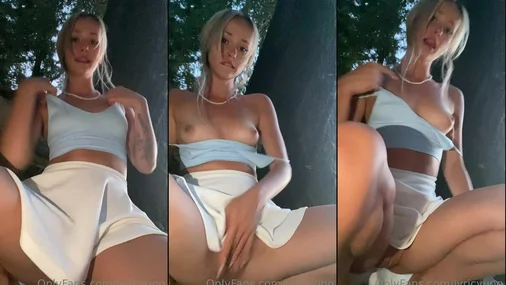 Lyricyung Masturbiert in der Öffentlichkeit