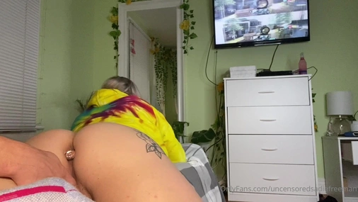 Sadie Freeman Gaming With Anal Plug And Pussy Fingering