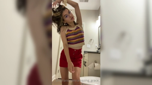 Amazing Grace Strips In The Bathroom