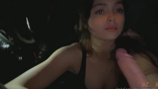 Littlmisfit Giving Blowjob in car