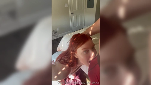 Redhead Kaylee Cox Blowjob