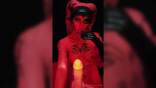 Cammi Star Blowjob with Cumshot in Darth Talon Cosplay