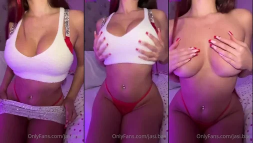 Jasi Jordan Zieht sich vor der Kamera oben ohne aus